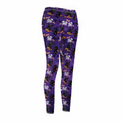 Printify All Over Prints Deep Purple Horse Lover's Custom Halloween Leggings