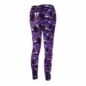 Printify All Over Prints Deep Purple Horse Lover's Custom Halloween Leggings