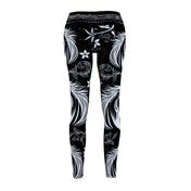 Printify All Over Prints Elegant Blue Ice Horse SuperSoft Casual Leggings