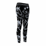 Printify All Over Prints Elegant Blue Ice Horse SuperSoft Casual Leggings