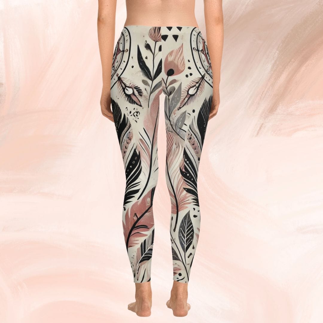 Printify All Over Prints Wrapped In Feathers Ultimate Stretch Leggings