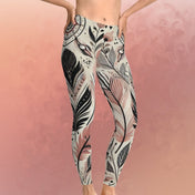 Printify All Over Prints Wrapped In Feathers Ultimate Stretch Leggings