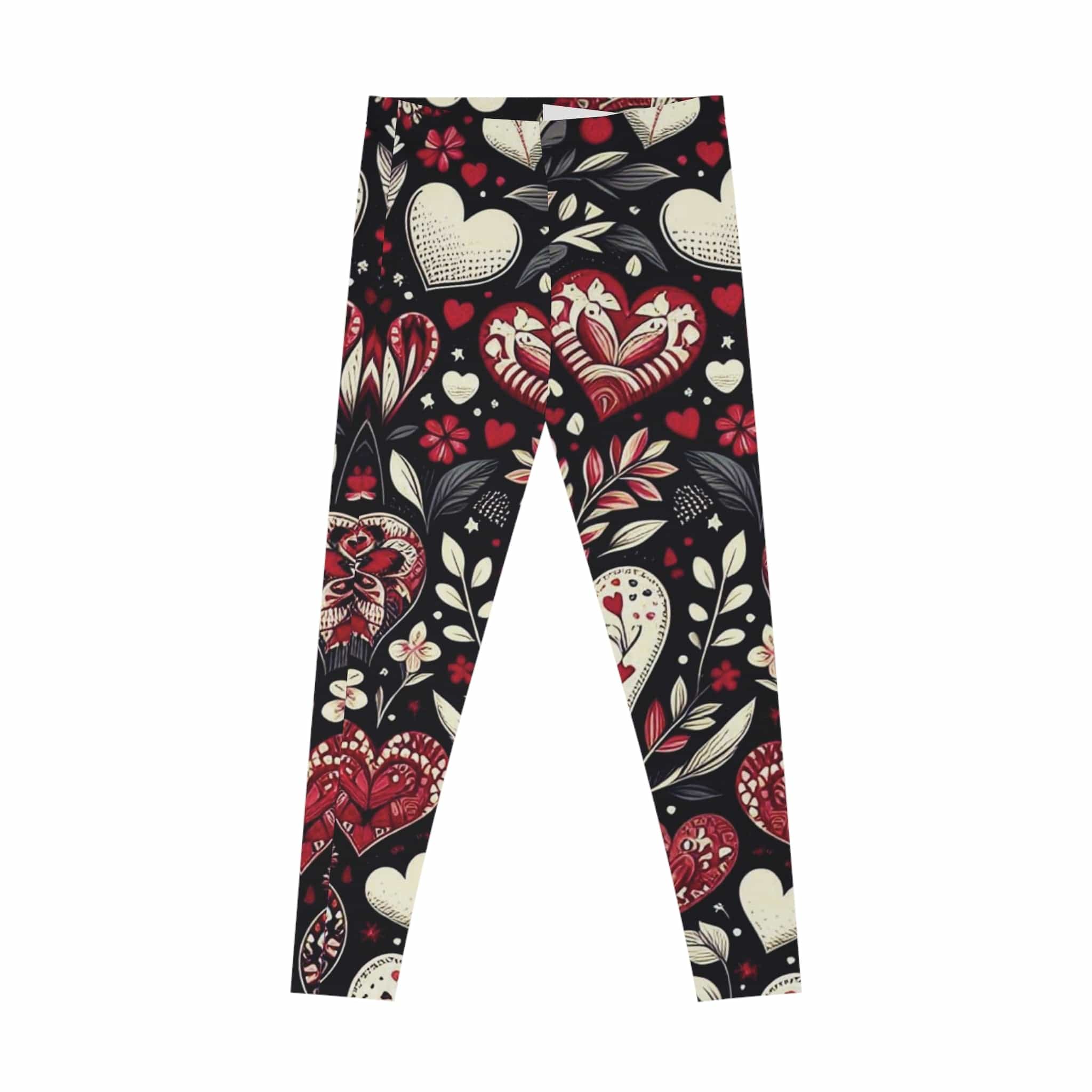 Printify All Over Prints Wrapped In Love Ultimate Stretch Leggings