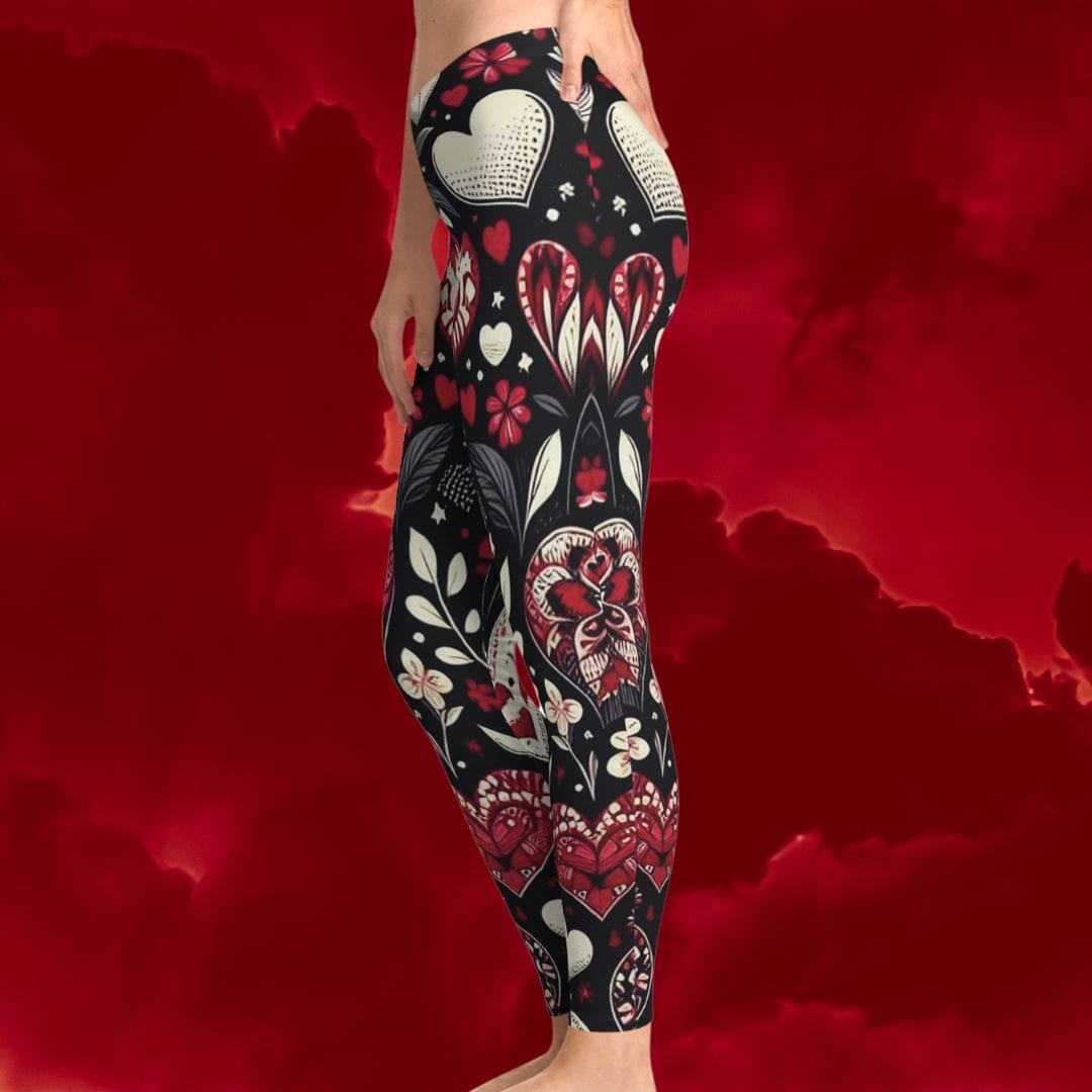 Printify All Over Prints Wrapped In Love Ultimate Stretch Leggings