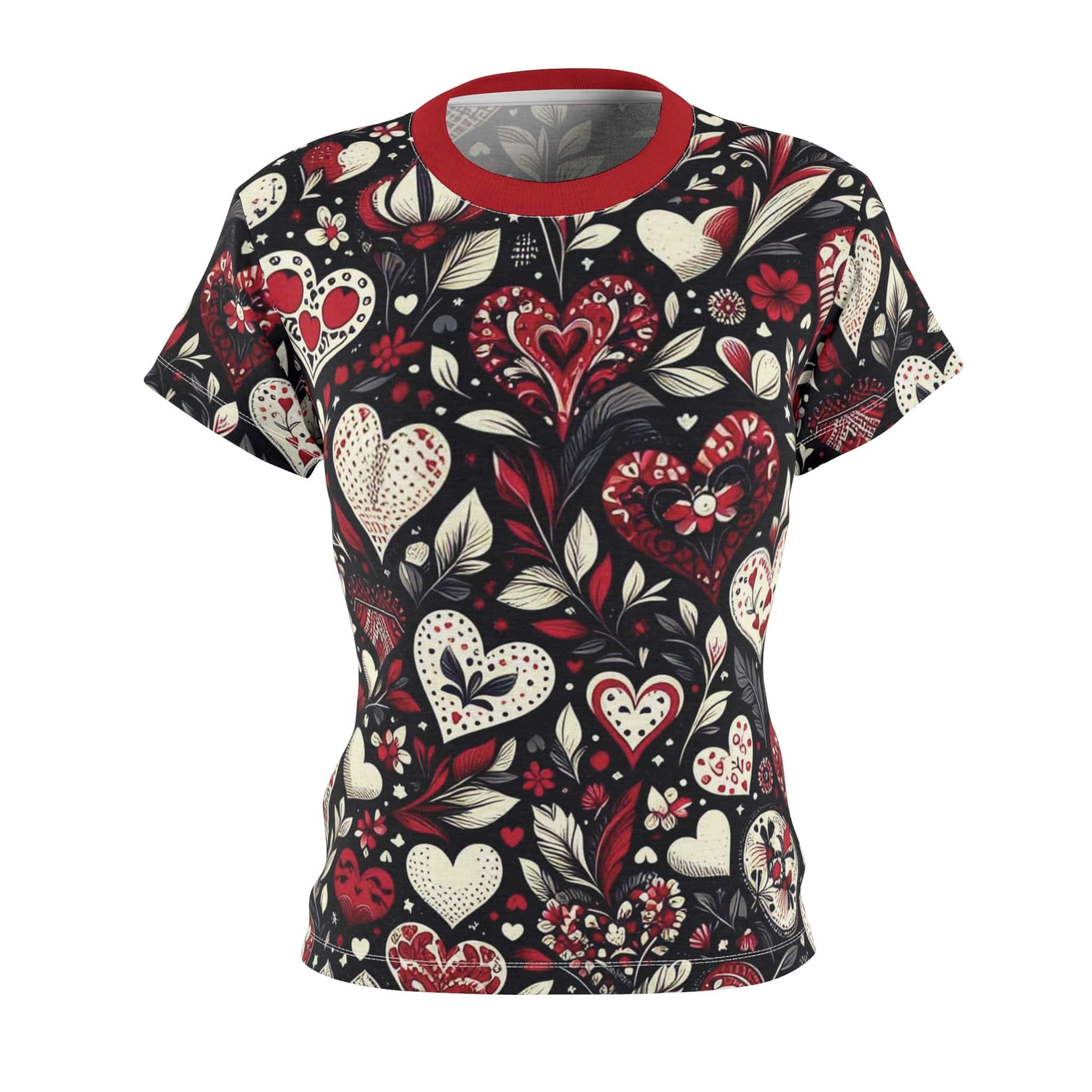 Printify All Over Prints Wrapped In Love Women's Valentine's Day Top