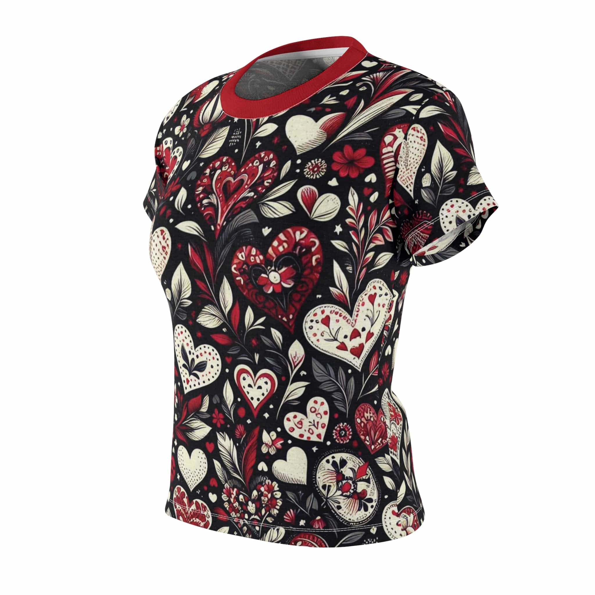 Printify All Over Prints Wrapped In Love Women's Valentine's Day Top