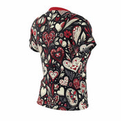 Printify All Over Prints Wrapped In Love Women's Valentine's Day Top