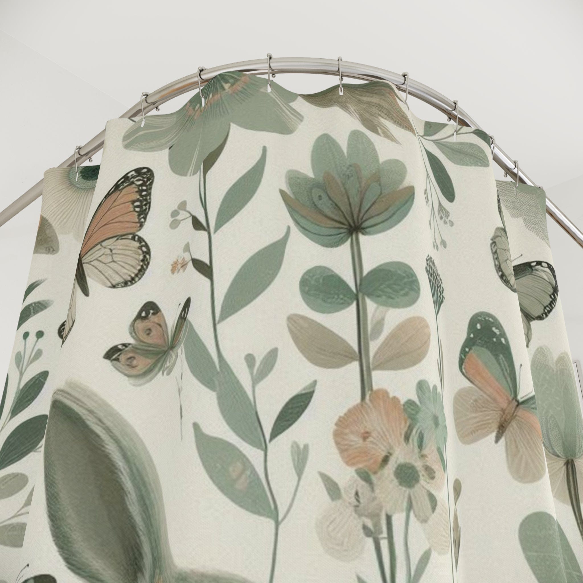 Bunny Butterfly Custom Shower Curtain