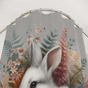 The Bunny Bouquet Custom Shower Curtain
