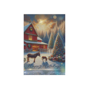 Donkey Farm Holiday Custom Home or Garden Banner