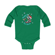 Printify Kids clothes Kelly / NB (0-3M) Flippin' For Santa Christmas Dolphin Longsleeve Onesie