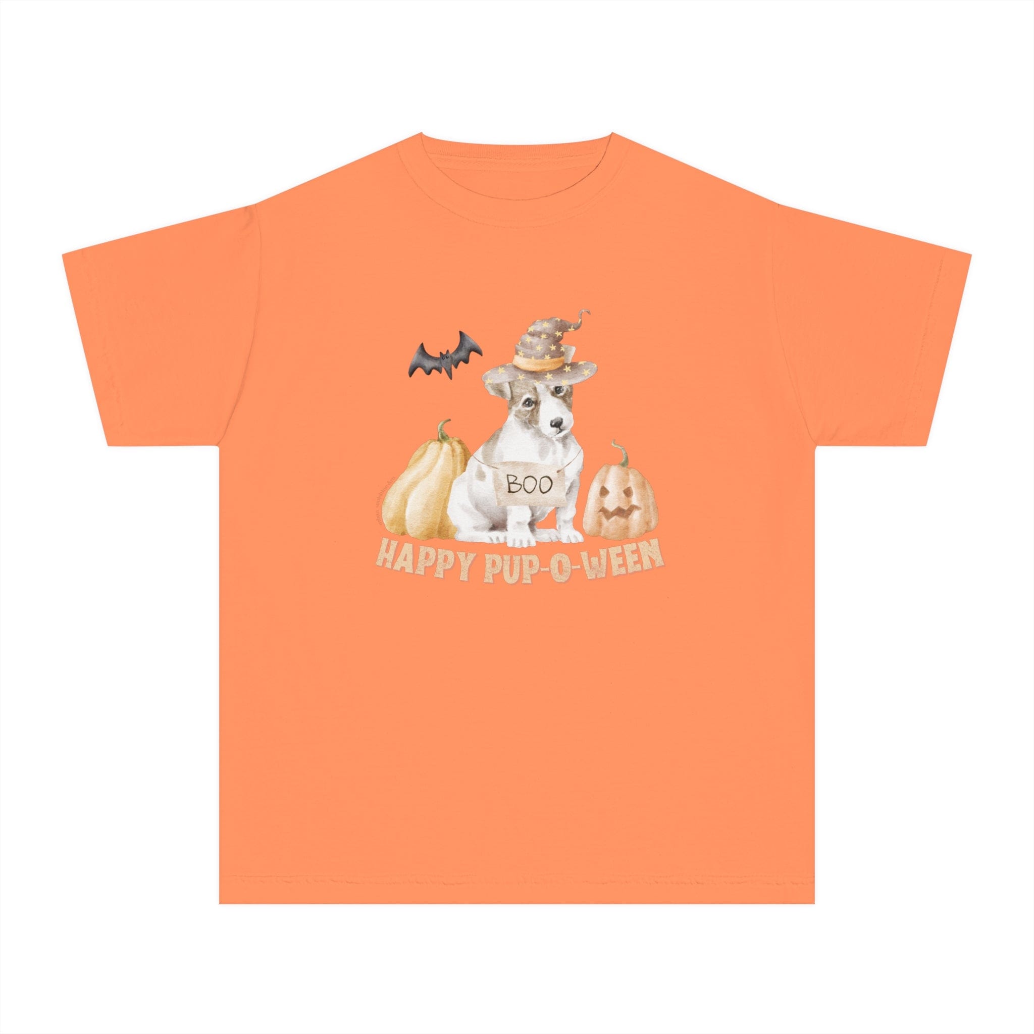  XS Happy Pup-O-Ween Youth Halloween Tee