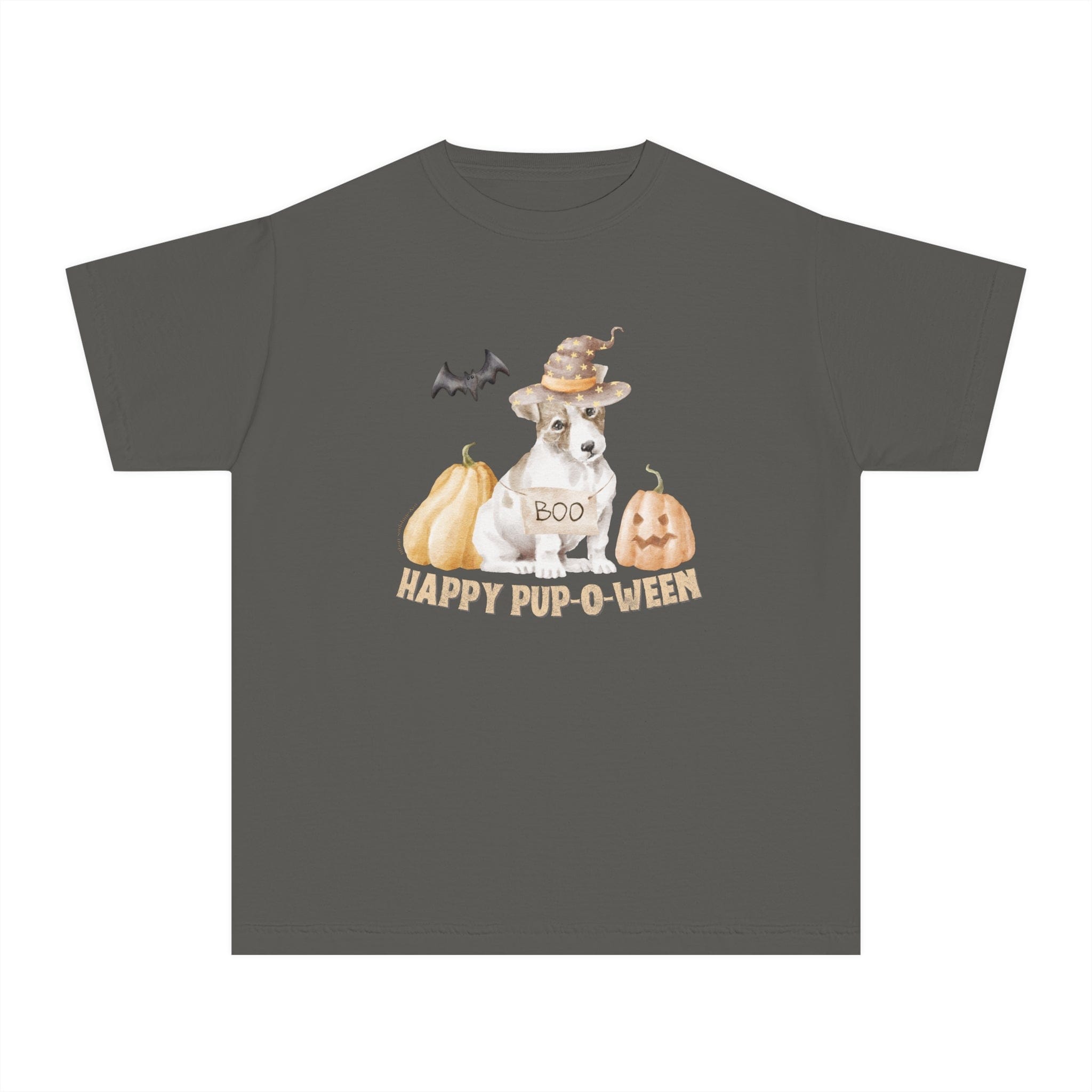 Printify Kids clothes Pepper / XS Happy Pup-O-Ween Youth Halloween Tee