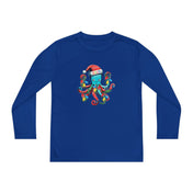 Printify Kids clothes True Royal / S JOLLY Octo-Claus Christmas Youth Sport-Tek Tee