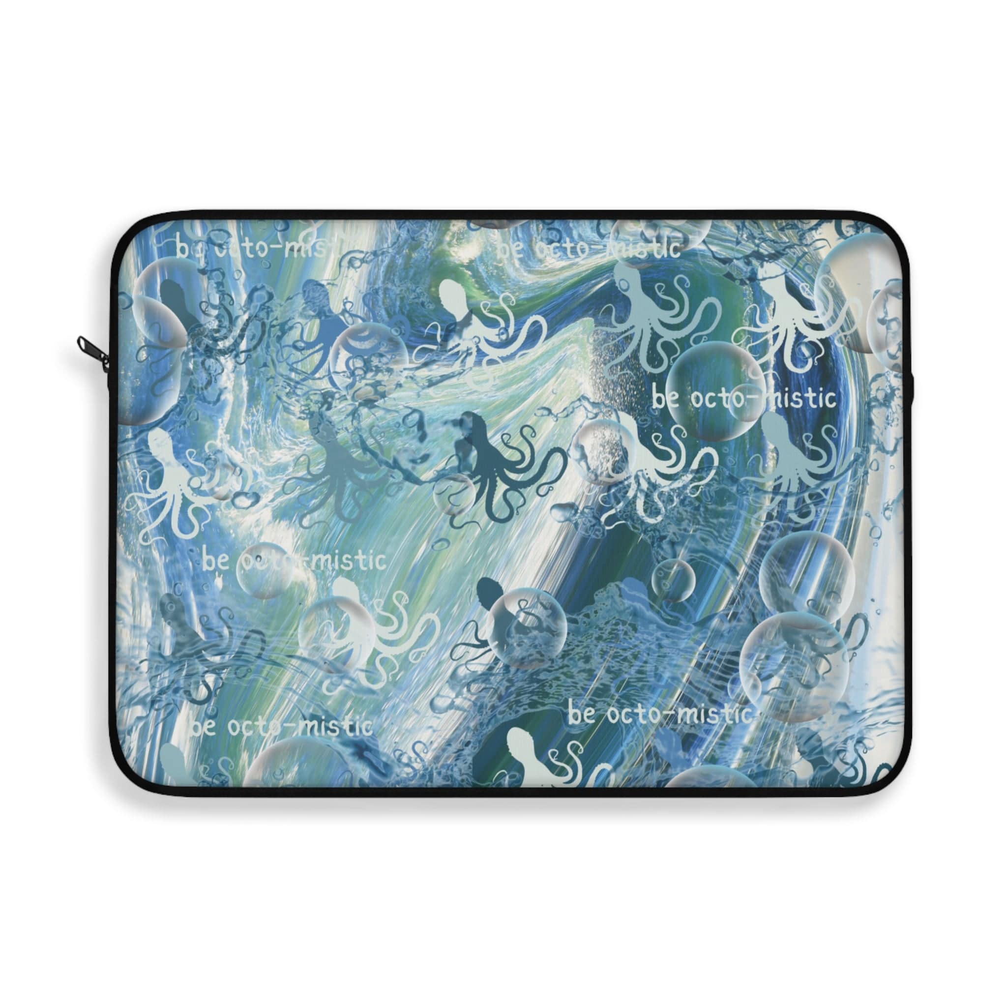 Printify Laptop Sleeve 15" BE Octo-Mistic Custom Octopus Laptop Sleeve