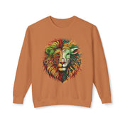 Printify Sweatshirt ONE LOVE: The Lion & The Lamb Lightweight Crewneck Sweatshirt (Unisex)