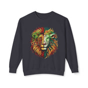 Printify Sweatshirt ONE LOVE: The Lion & The Lamb Lightweight Crewneck Sweatshirt (Unisex)