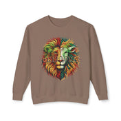 Printify Sweatshirt ONE LOVE: The Lion & The Lamb Lightweight Crewneck Sweatshirt (Unisex)