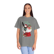 Printify T-Shirt Do You Hear What I Hear Donkey Claus Tee (Unisex)