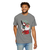 Printify T-Shirt Do You Hear What I Hear Donkey Claus Tee (Unisex)