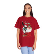 Printify T-Shirt Do You Hear What I Hear Donkey Claus Tee (Unisex)