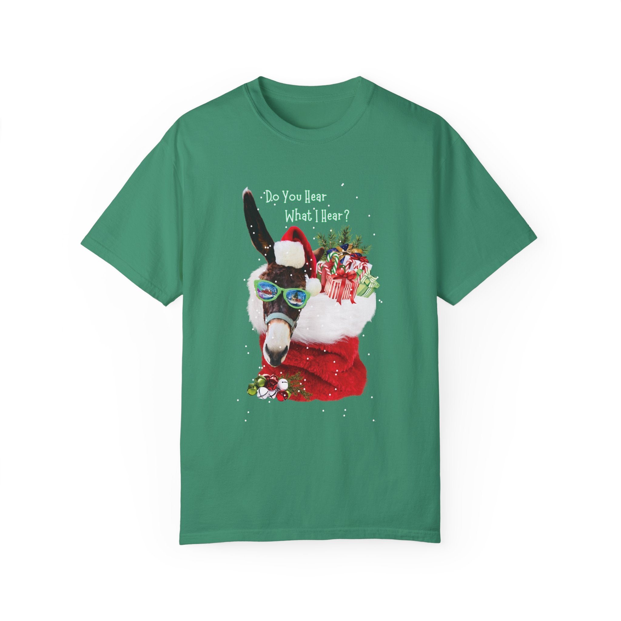  4XL Do You Hear What I Hear Donkey Claus Tee (Unisex)