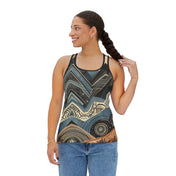 Printify Tank Top Desert Slate Elevate Your Mind Performance Racerback Tank