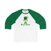 Urban SoulShine & co 3/4 sleeve White/ Kelly / S Let's Patty St. Patrick's Day 3\4 Sleeve Baseball Tee (Unisex)