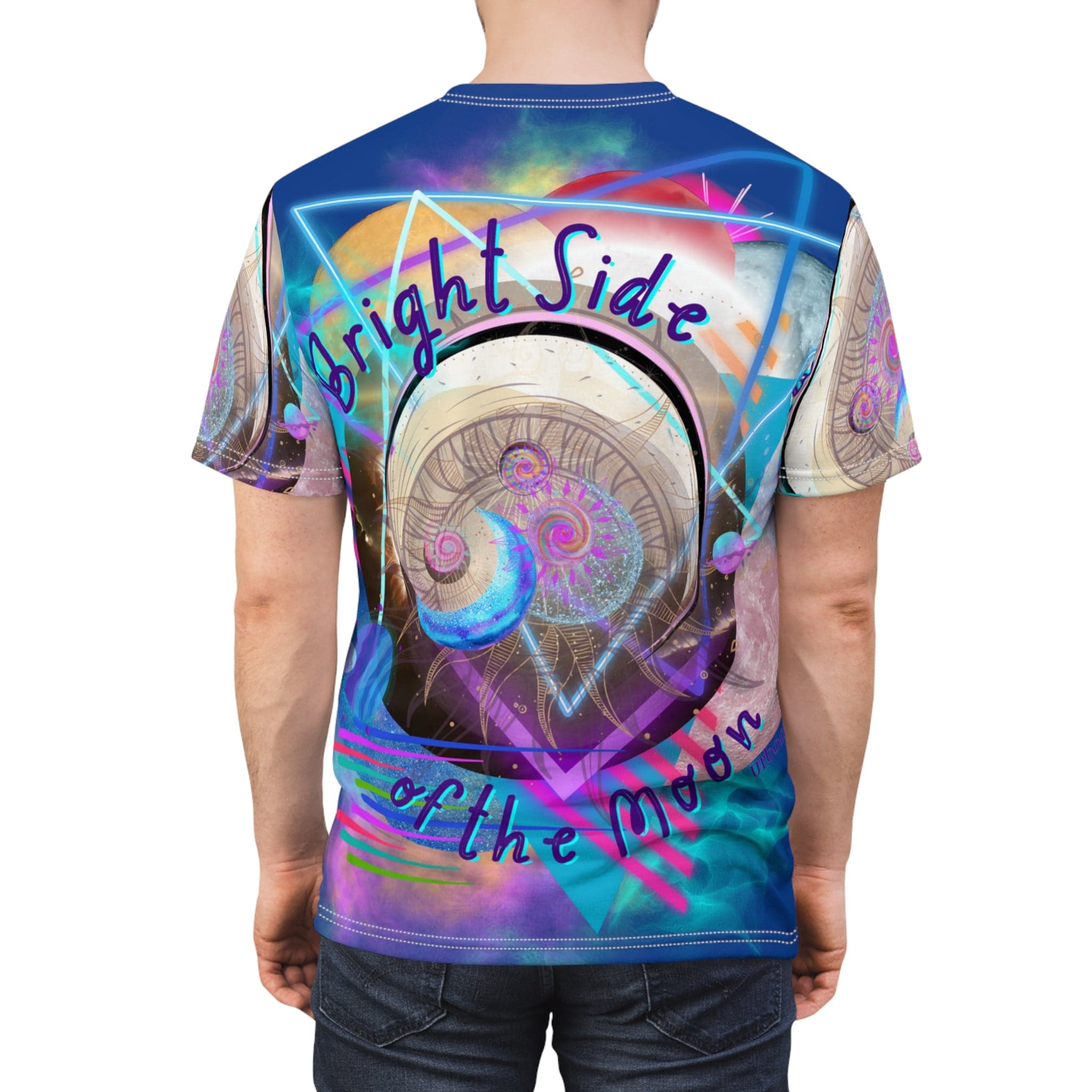 Urban SoulShine & co All Over Prints Bright Side Of the Moon Tee (unisex)