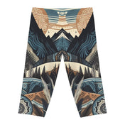 Urban SoulShine & co All Over Prints Desert Canyon Custom Capri Leggings