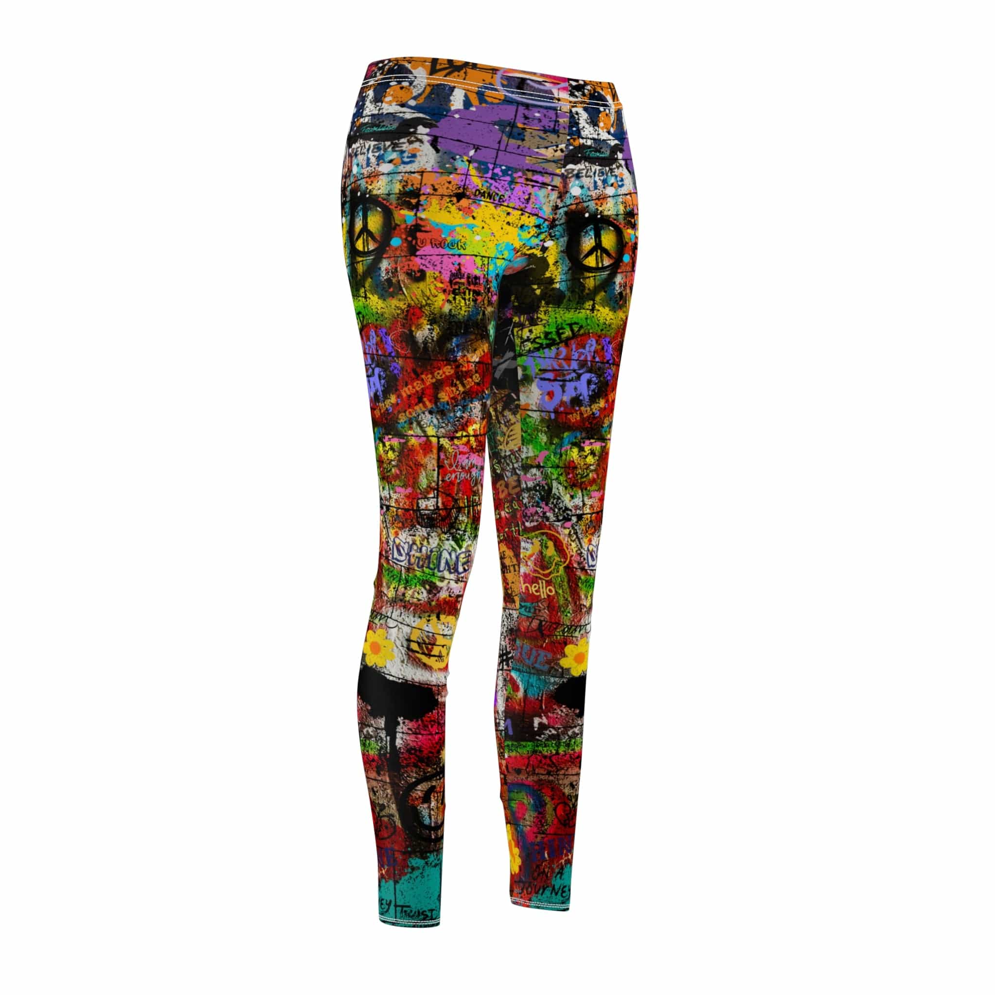 Urban SoulShine & co All Over Prints Graffiti Chatterbox SuperSoft Casual Leggings