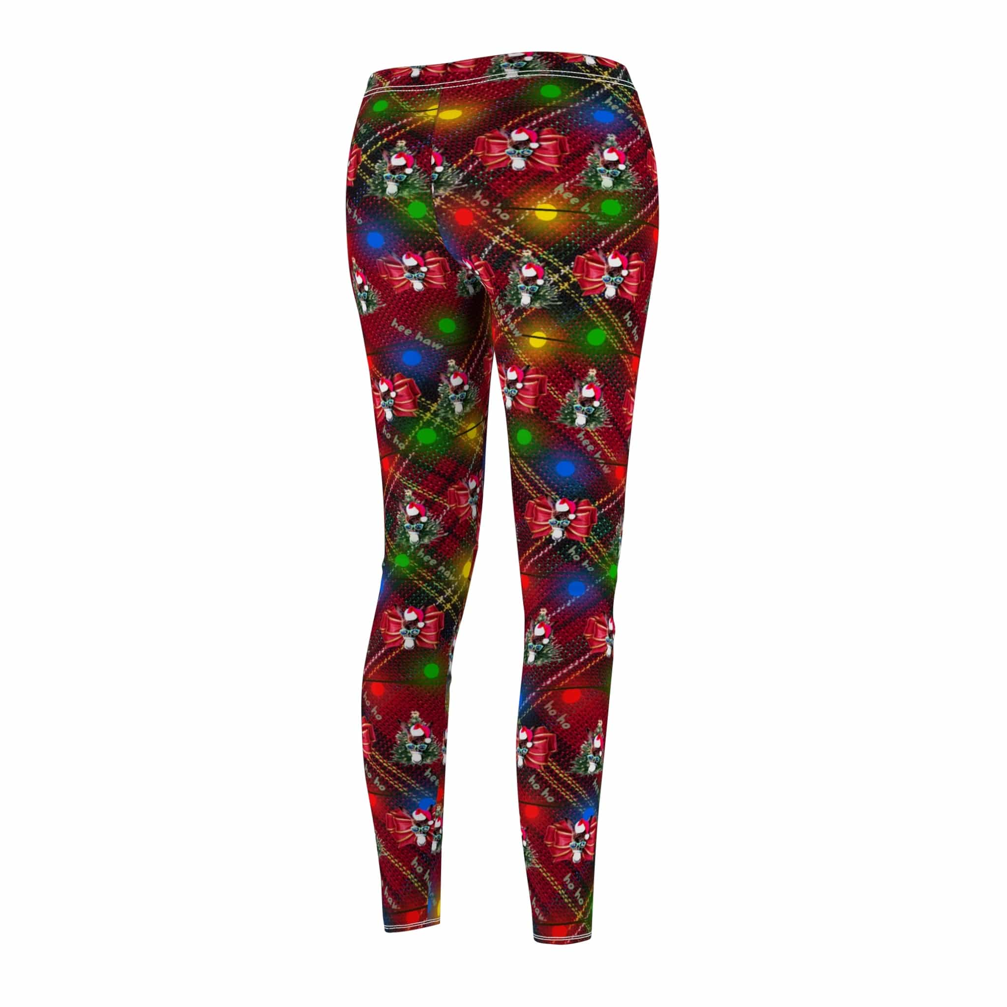 Urban SoulShine & co All Over Prints Ho Ho Hee Haw Donkey Clause SuperSoft Casual Leggings