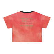 Urban SoulShine & co AOP Crop T Bloom Boldly Crop Tee