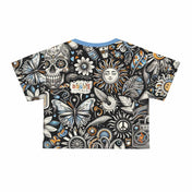 Urban SoulShine & co AOP Crop T PEACE Junkie Crop Top Tee