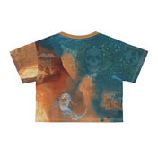 Urban SoulShine & co AOP Crop T Skull Island Crop Tee