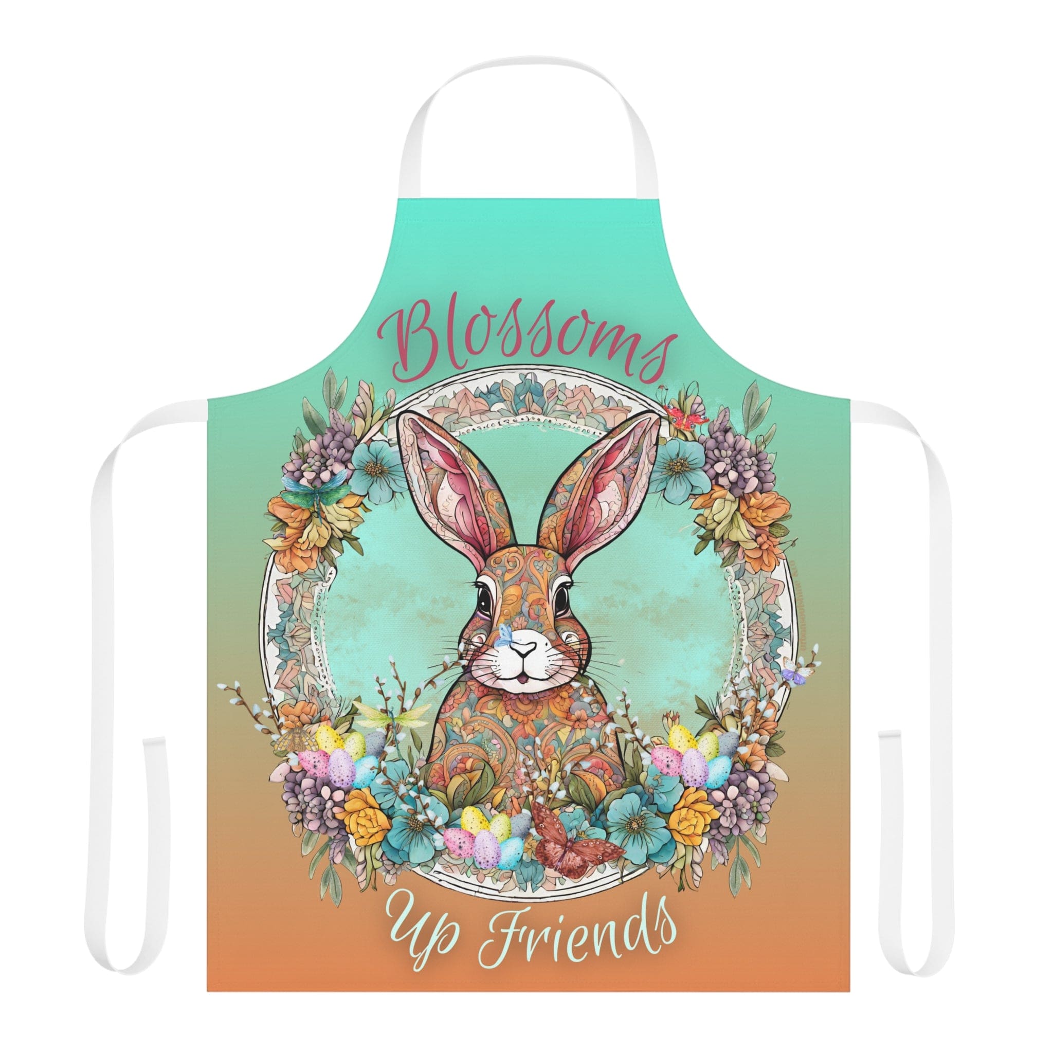 Urban SoulShine & co apron One size / White Blossoms Up Friends Custom Apron