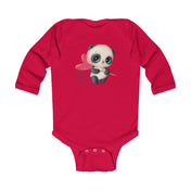 Urban SoulShine & co Baby Onesies Red / NB (0-3M) Wuv One Another Panda Long Sleeve Baby Onesie