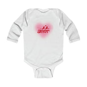 Urban SoulShine & co Baby Onesies White / NB (0-3M) Amor Valentine's Day Long Sleeve Baby Onesie