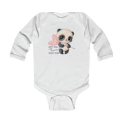 Urban SoulShine & co Baby Onesies White / NB (0-3M) Wuv One Another Panda Long Sleeve Baby Onesie