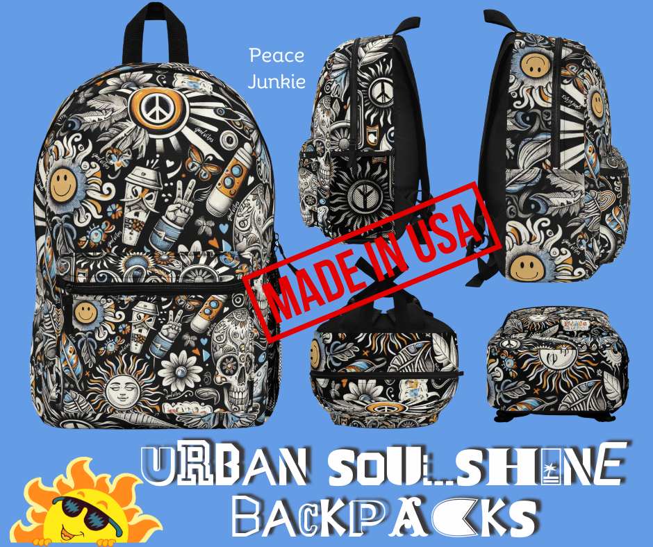 Urban SoulShine & co Backpack One size PEACE JUNKIE Good Vibes Backpack