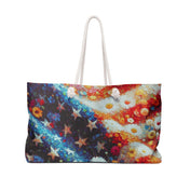 Urban SoulShine & co Bags 24" × 13" 'Merica Blooms Custom Patriotic Weekender/Beach Bag