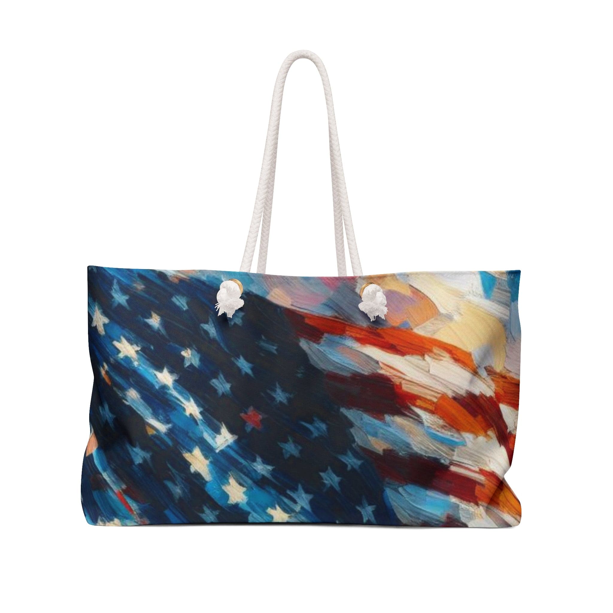 Urban SoulShine & co Bags 24" × 13" Waves of Freedom Custom Weekender/Beach Bag