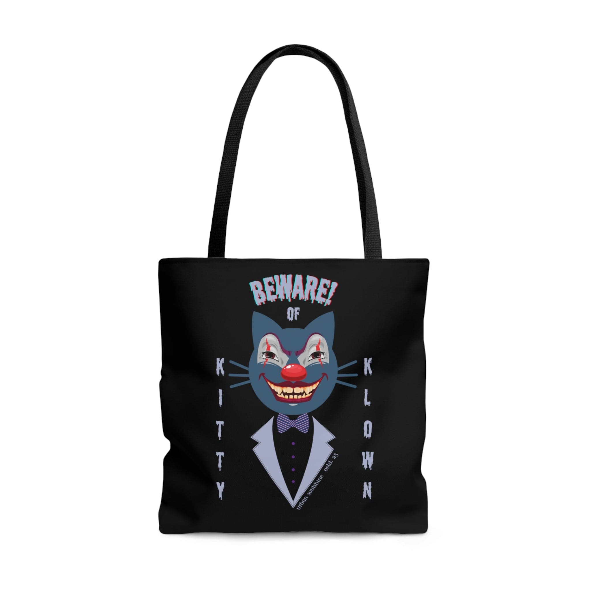 Urban SoulShine & co Bags Large BEWARE of KITTY KLOWN