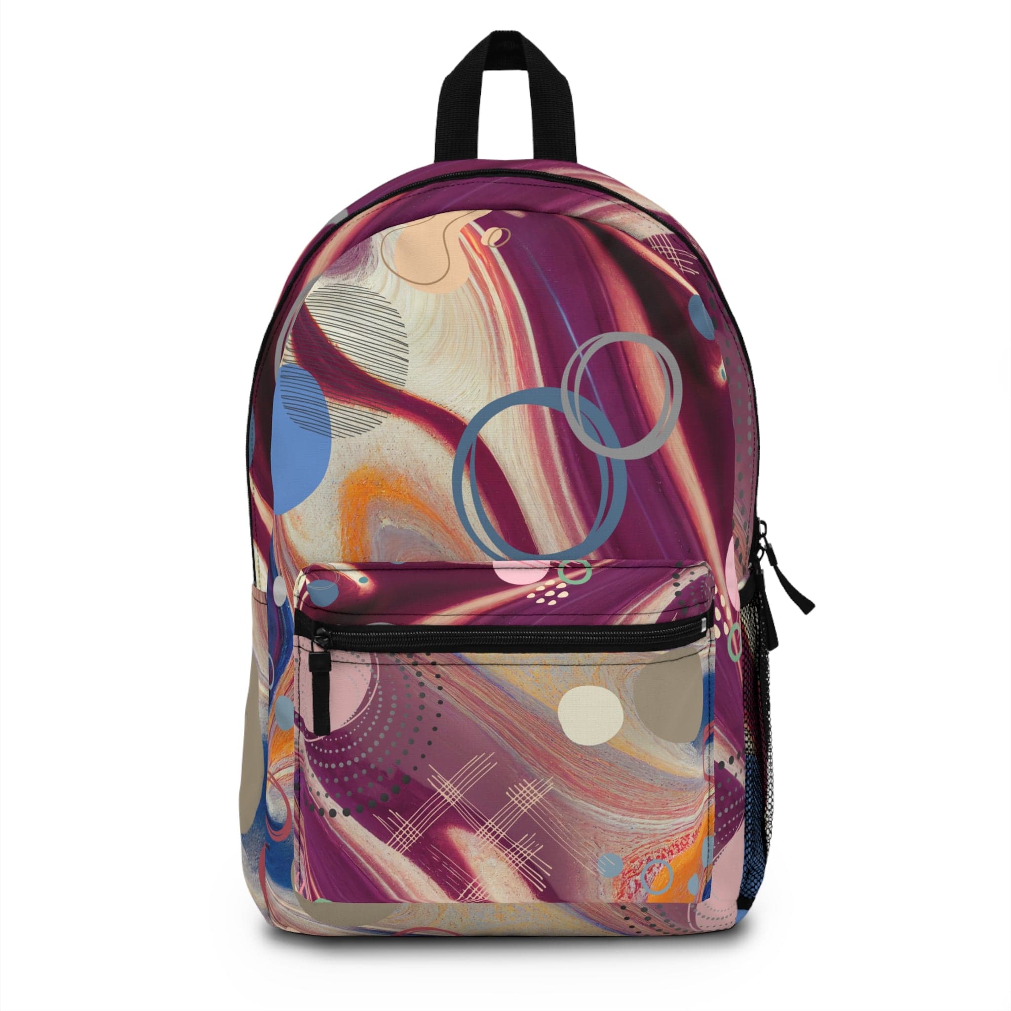 Urban SoulShine & co Bags One size Abstract Maroon Groovy Backpack