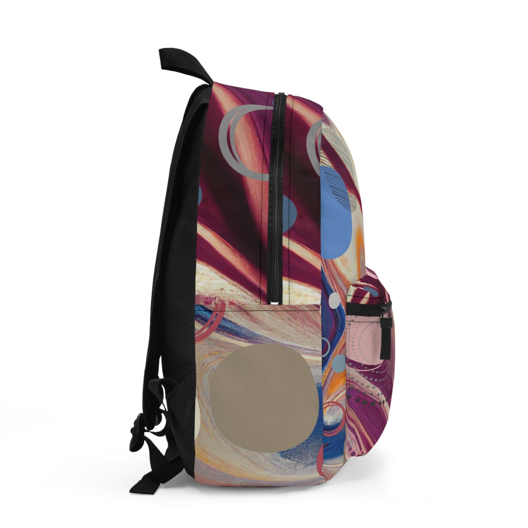 Urban SoulShine & co Bags One size Abstract Maroon Groovy Backpack