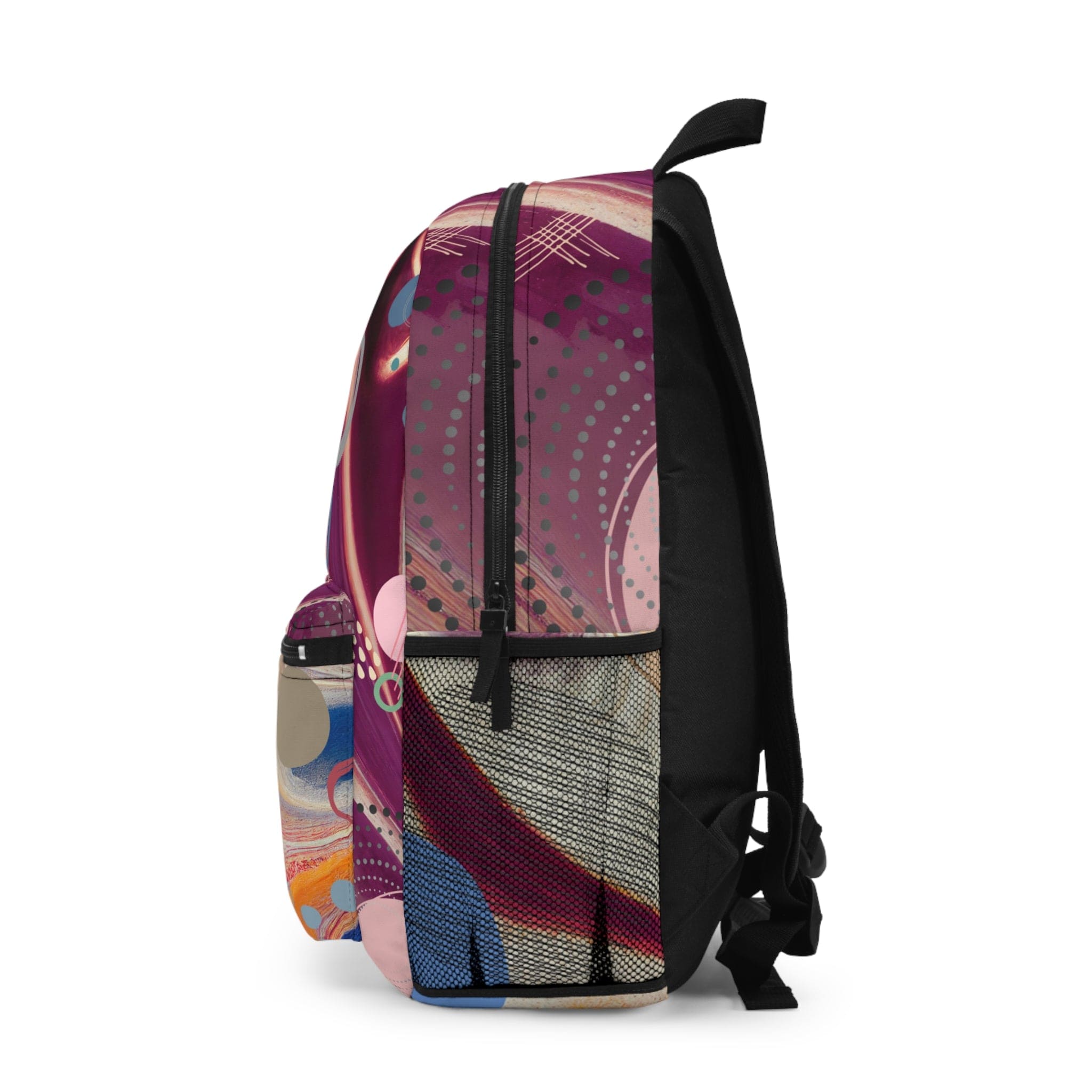 Urban SoulShine & co Bags One size Abstract Maroon Groovy Backpack