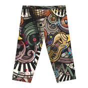 Urban SoulShine & co Capri Leggings Music Festival SuperSoft Capri Leggings