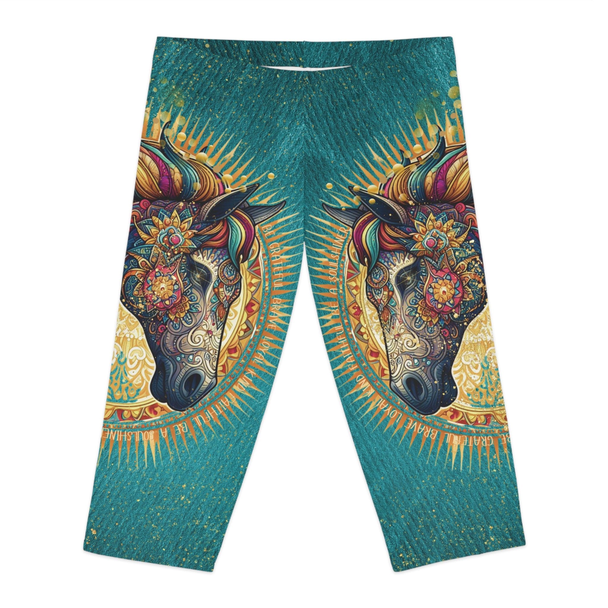 Urban SoulShine & co Capri Leggings Radiant Stallion Capri Leggings