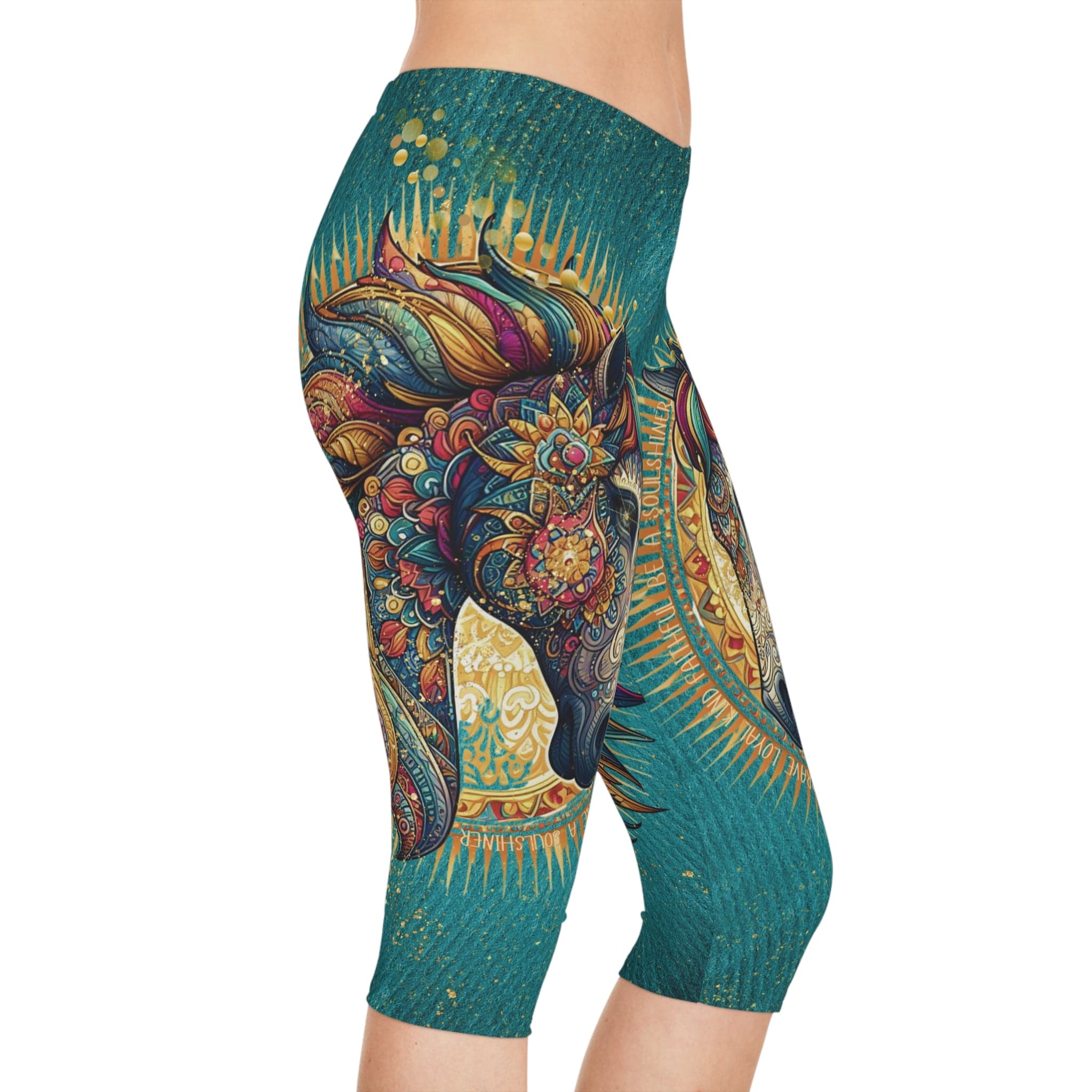 Urban SoulShine & co Capri Leggings Radiant Stallion Capri Leggings