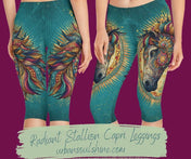 Urban SoulShine & co Capri Leggings Radiant Stallion Capri Leggings